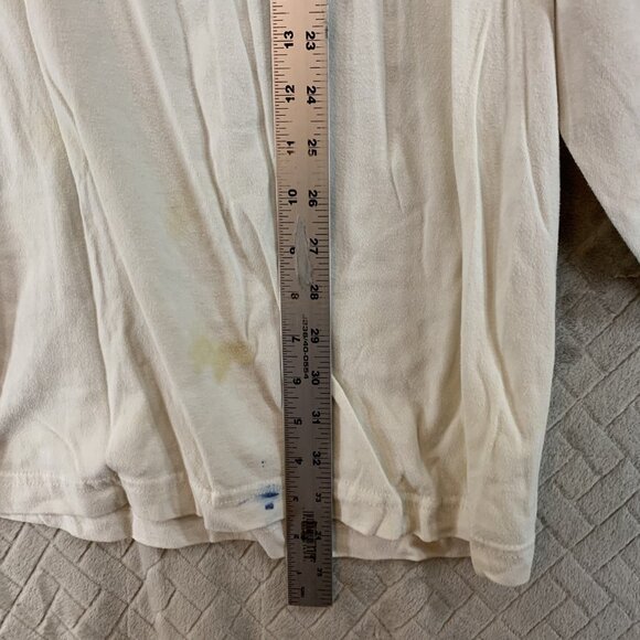 Phat Farm Mens XL T-Shirt White Long Sleeve Vintage Y2K Logo Graphic Street Wear - Picture 8 of 15